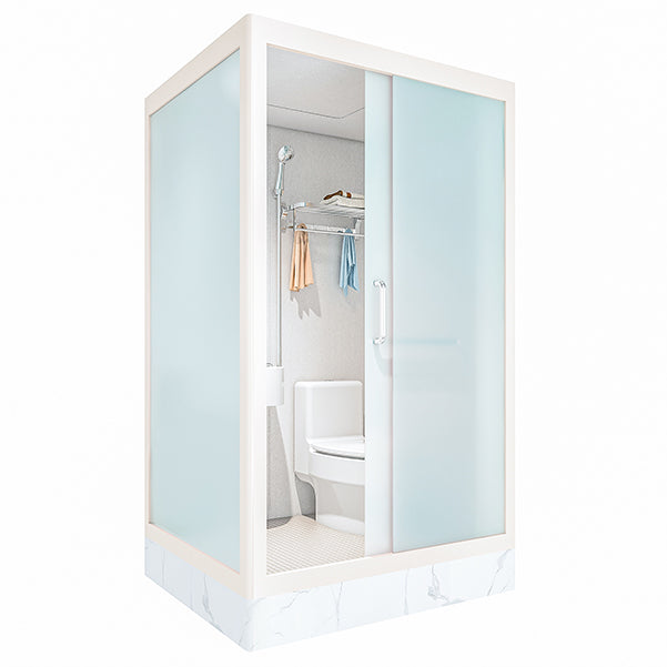 Home Shower Stall Rectangle Shower Stall with Faucet and Rain Shower Tinted Clearhalo 'Bathroom Remodel & Bathroom Fixtures' 'Home Improvement' 'home_improvement' 'home_improvement_shower_stalls_enclosures' 'Shower Stalls & Enclosures' 'shower_stalls_enclosures' 'Showers & Bathtubs' 7161477