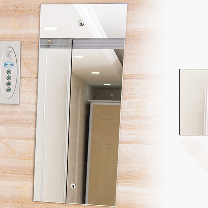 Single Sliding Shower Stall Rectangle Shower Stall with Towel Bar Clearhalo 'Bathroom Remodel & Bathroom Fixtures' 'Home Improvement' 'home_improvement' 'home_improvement_shower_stalls_enclosures' 'Shower Stalls & Enclosures' 'shower_stalls_enclosures' 'Showers & Bathtubs' 7161510