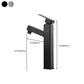 Modern Bathroom Vessel Faucet Swivel Spout Single Handle Faucet with Pull down Sprayer Clearhalo 'bathroom_sink_faucets' 'Conjunta de Baño y Conjunta de Grifo' 'Coronamiento de Baño y Dispositivo de Baño' 'Grifo del lavabo del baño' 'Hogar' 'home_improvement' 'home_improvement_bathroom_sink_faucets' 'Mejoras para el hogar' 7164355