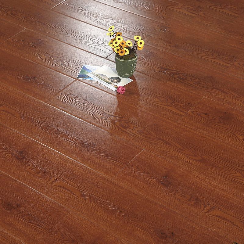 Modern Laminate Plank Flooring Click Lock 12mm or Greater Thickness Laminate Rosewood Clearhalo 'Flooring 'Home Improvement' 'home_improvement' 'home_improvement_laminate_flooring' 'Laminate Flooring' 'laminate_flooring' Walls and Ceiling' 7164679