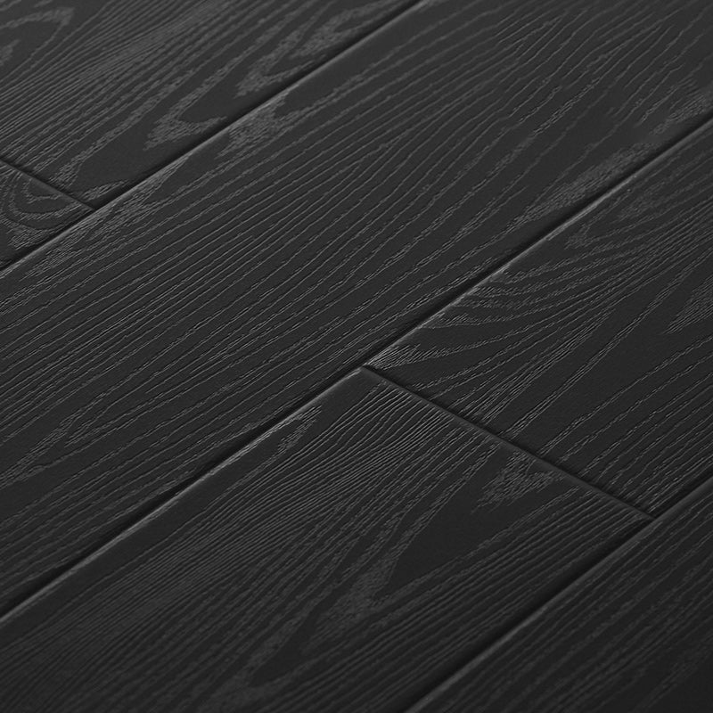 12mm or Greater Thickness Laminate Plank Flooring Scratch Resistant Click-Lock Laminate Black Embossed Clearhalo 'Flooring 'Home Improvement' 'home_improvement' 'home_improvement_laminate_flooring' 'Laminate Flooring' 'laminate_flooring' Walls and Ceiling' 7164711