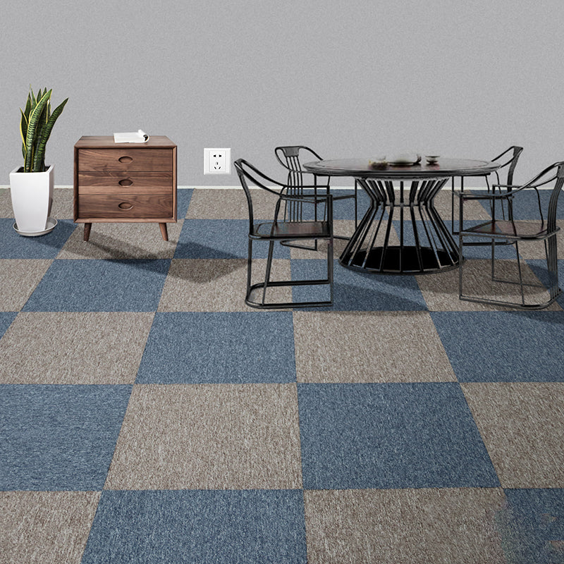 Indoor Carpet Floor Tile Level Loop Non-Skid Fire Resistant Living Room Clearhalo 'Carpet Tiles & Carpet Squares' 'carpet_tiles_carpet_squares' 'Flooring 'Home Improvement' 'home_improvement' 'home_improvement_carpet_tiles_carpet_squares' Walls and Ceiling' 7164765