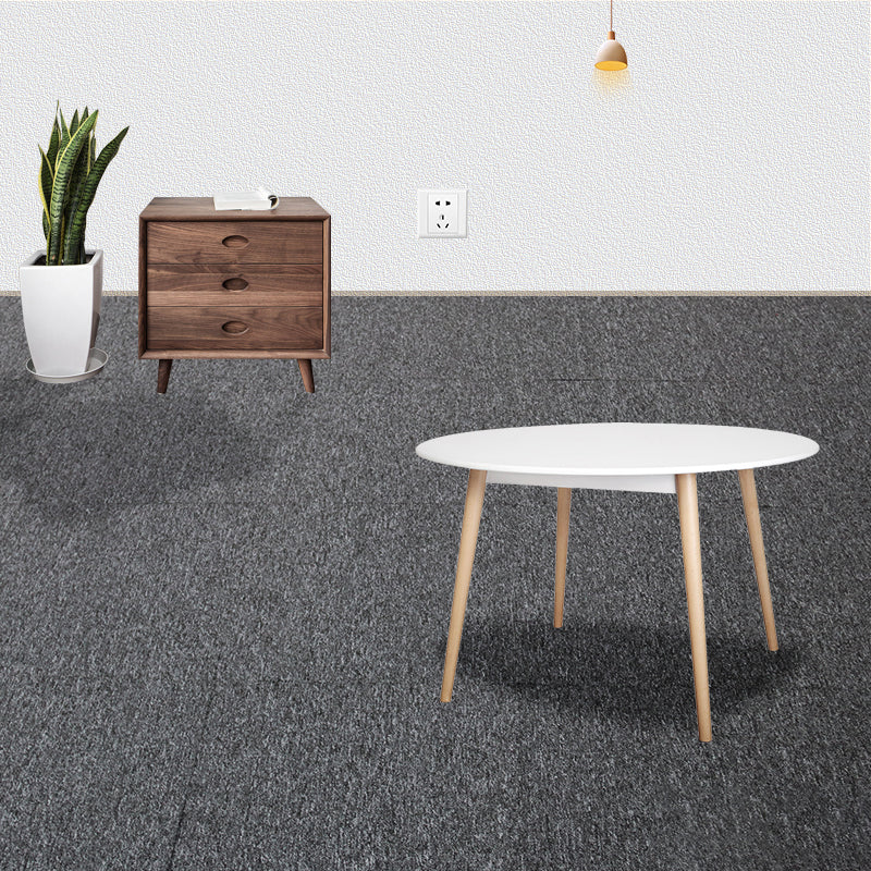 Indoor Carpet Floor Tile Level Loop Non-Skid Fire Resistant Living Room Dark Gray Clearhalo 'Carpet Tiles & Carpet Squares' 'carpet_tiles_carpet_squares' 'Flooring 'Home Improvement' 'home_improvement' 'home_improvement_carpet_tiles_carpet_squares' Walls and Ceiling' 7164767