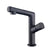 Modern Single Handle Sink Faucet Brass Square Bathroom Faucet Black Clearhalo 'Bathroom Remodel & Bathroom Fixtures' 'Bathroom Sink Faucets' 'Bathroom Sinks & Faucet Components' 'bathroom_sink_faucets' 'Home Improvement' 'home_improvement' 'home_improvement_bathroom_sink_faucets' 7164854