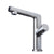 Modern Single Handle Sink Faucet Brass Square Bathroom Faucet Chrome Clearhalo 'Bathroom Remodel & Bathroom Fixtures' 'Bathroom Sink Faucets' 'Bathroom Sinks & Faucet Components' 'bathroom_sink_faucets' 'Home Improvement' 'home_improvement' 'home_improvement_bathroom_sink_faucets' 7164859