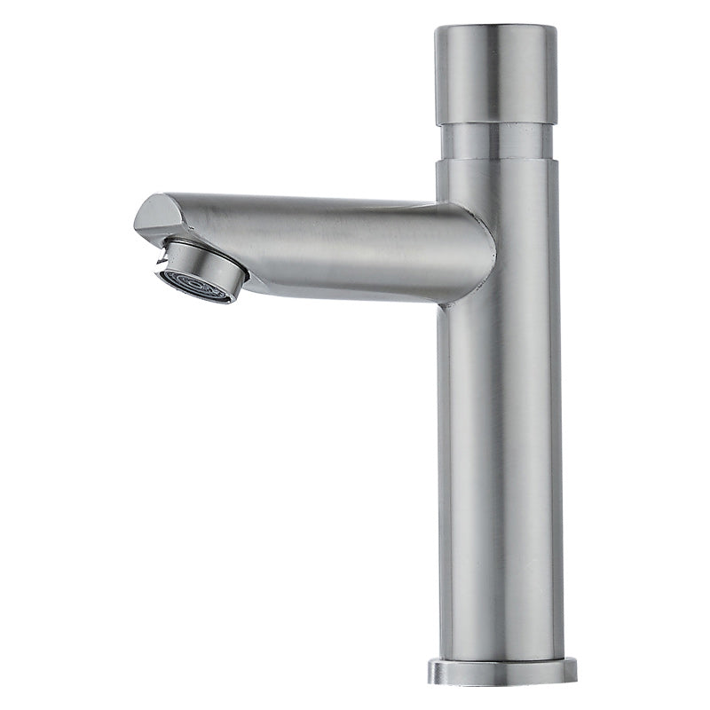Modern Low Arc Sink Faucet with Single Handle Bathroom Sink Faucet Clearhalo 'Bathroom Remodel & Bathroom Fixtures' 'Bathroom Sink Faucets' 'Bathroom Sinks & Faucet Components' 'bathroom_sink_faucets' 'Home Improvement' 'home_improvement' 'home_improvement_bathroom_sink_faucets' 7164979