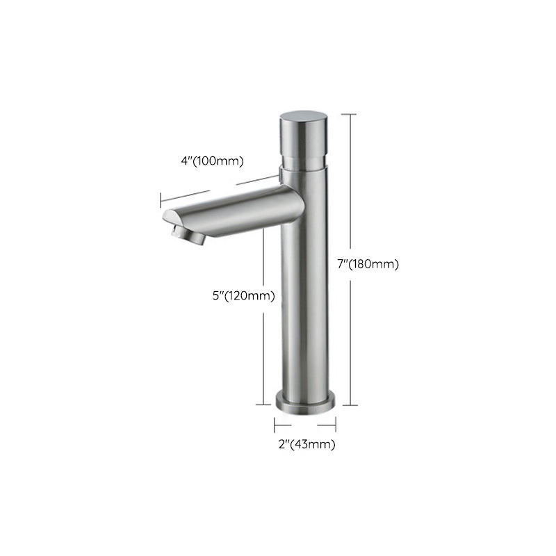 Modern Low Arc Sink Faucet with Single Handle Bathroom Sink Faucet Clearhalo 'Bathroom Remodel & Bathroom Fixtures' 'Bathroom Sink Faucets' 'Bathroom Sinks & Faucet Components' 'bathroom_sink_faucets' 'Home Improvement' 'home_improvement' 'home_improvement_bathroom_sink_faucets' 7164984