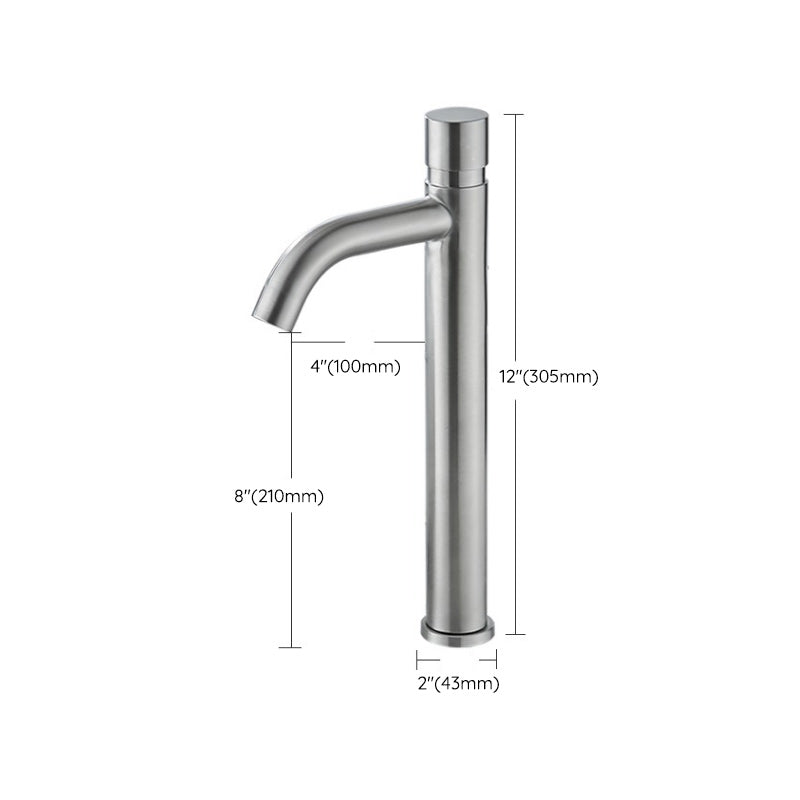 Modern Low Arc Sink Faucet with Single Handle Bathroom Sink Faucet Clearhalo 'Bathroom Remodel & Bathroom Fixtures' 'Bathroom Sink Faucets' 'Bathroom Sinks & Faucet Components' 'bathroom_sink_faucets' 'Home Improvement' 'home_improvement' 'home_improvement_bathroom_sink_faucets' 7164987