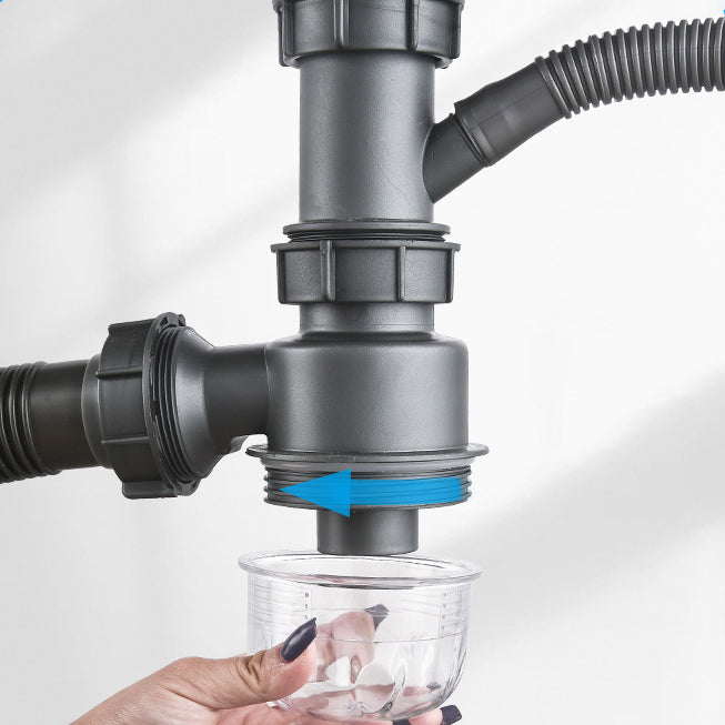 Contemporary Style Kitchen Sink Stainless Steel Kitchen Sink with Cutting Board Clearhalo 'Home Improvement' 'home_improvement' 'home_improvement_kitchen_sinks' 'Kitchen Remodel & Kitchen Fixtures' 'Kitchen Sinks & Faucet Components' 'Kitchen Sinks' 'kitchen_sinks' 7165396