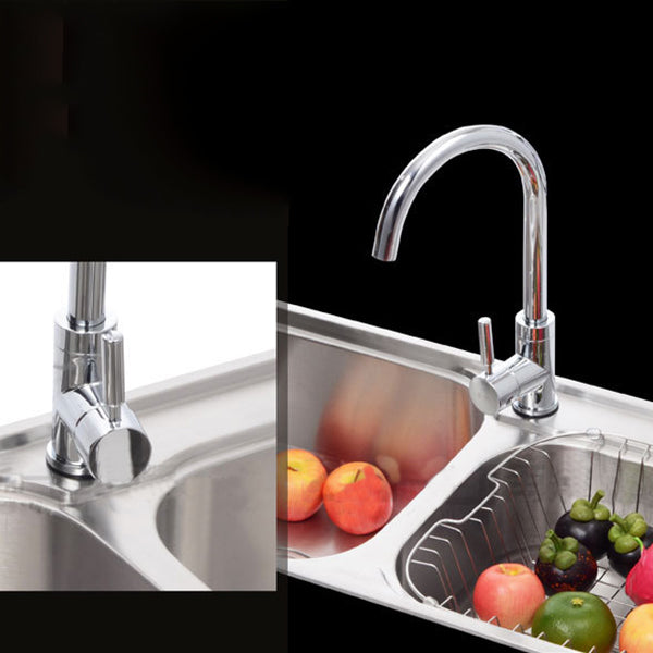 Contemporary Style Kitchen Double Sink Stainless Steel Drop-In Kitchen Sink Clearhalo 'Home Improvement' 'home_improvement' 'home_improvement_kitchen_sinks' 'Kitchen Remodel & Kitchen Fixtures' 'Kitchen Sinks & Faucet Components' 'Kitchen Sinks' 'kitchen_sinks' 7165404