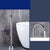 Floor Mounted Metal Freestanding Tub Filler One Hold Freestanding Tub Filler Trim Chrome Gooseneck Hand Shower Not Included Clearhalo 'Bathroom Remodel & Bathroom Fixtures' 'Bathtub Faucets' 'bathtub_faucets' 'Home Improvement' 'home_improvement' 'home_improvement_bathtub_faucets' 7165540