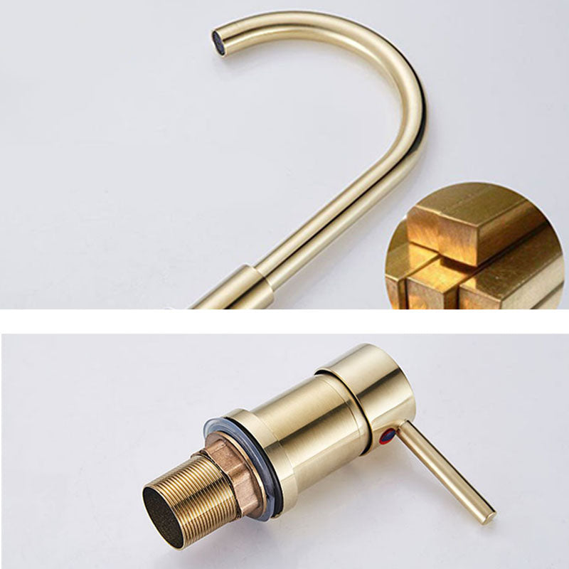 Modern Style Roman Tub Faucet Deck-Mount Copper Roman Tub Faucet Clearhalo 'Bathroom Remodel & Bathroom Fixtures' 'Bathtub Faucets' 'bathtub_faucets' 'Home Improvement' 'home_improvement' 'home_improvement_bathtub_faucets' 7165625