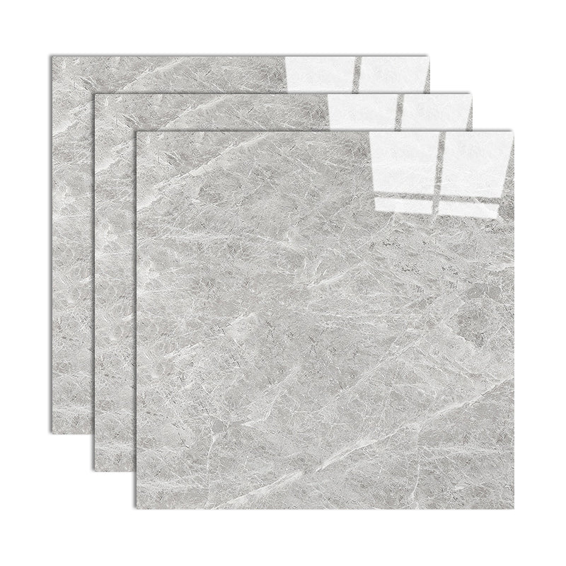 Waterproof Square Wall Tile Straight Edge Modern Style Wall Tile Light Gray 31"L x 31"W x 0.4"H Clearhalo 'Floor Tiles & Wall Tiles' 'floor_tiles_wall_tiles' 'Flooring 'Home Improvement' 'home_improvement' 'home_improvement_floor_tiles_wall_tiles' Walls and Ceiling' 7165716