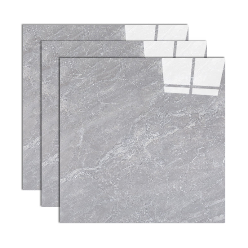 Waterproof Square Wall Tile Straight Edge Modern Style Wall Tile Grey 31"L x 31"W x 0.4"H Clearhalo 'Floor Tiles & Wall Tiles' 'floor_tiles_wall_tiles' 'Flooring 'Home Improvement' 'home_improvement' 'home_improvement_floor_tiles_wall_tiles' Walls and Ceiling' 7165722