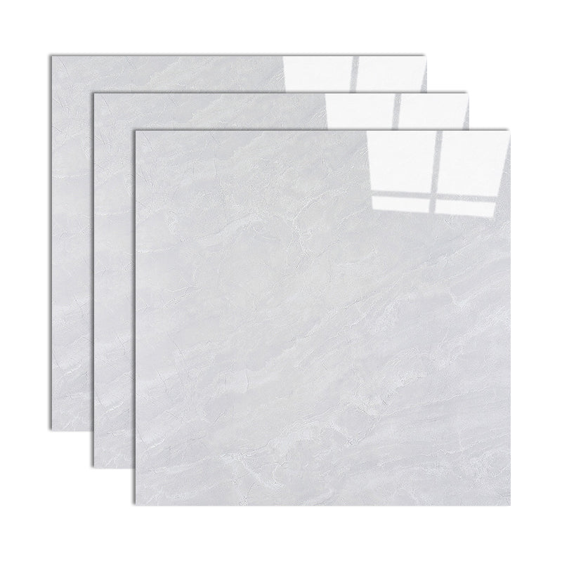 Waterproof Square Wall Tile Straight Edge Modern Style Wall Tile Light Gray-White 31"L x 31"W x 0.4"H Clearhalo 'Floor Tiles & Wall Tiles' 'floor_tiles_wall_tiles' 'Flooring 'Home Improvement' 'home_improvement' 'home_improvement_floor_tiles_wall_tiles' Walls and Ceiling' 7165724