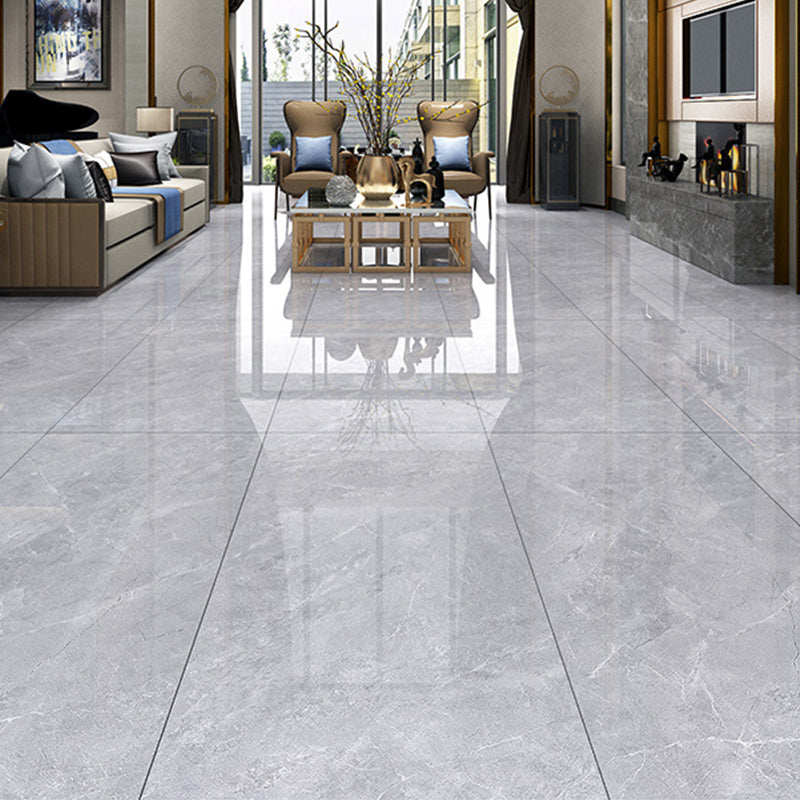 Modern Style Rectangle Floor Tile Waterproof Straight Edge Polished ...