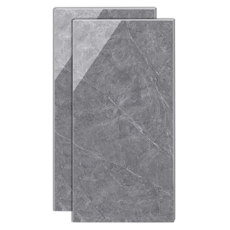 Modern Style Rectangle Floor Tile Waterproof Straight Edge Polished ...