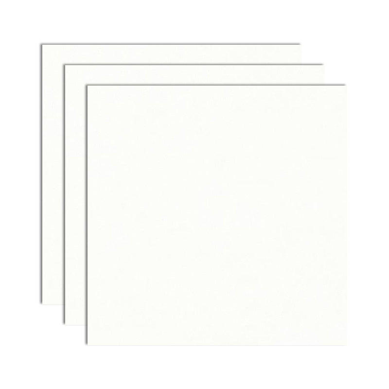 Modern Style Waterproof Floor Tile Pure Color Straight Edge Square Floor Tile White 31"L x 31"W Clearhalo 'Floor Tiles & Wall Tiles' 'floor_tiles_wall_tiles' 'Flooring 'Home Improvement' 'home_improvement' 'home_improvement_floor_tiles_wall_tiles' Walls and Ceiling' 7165883