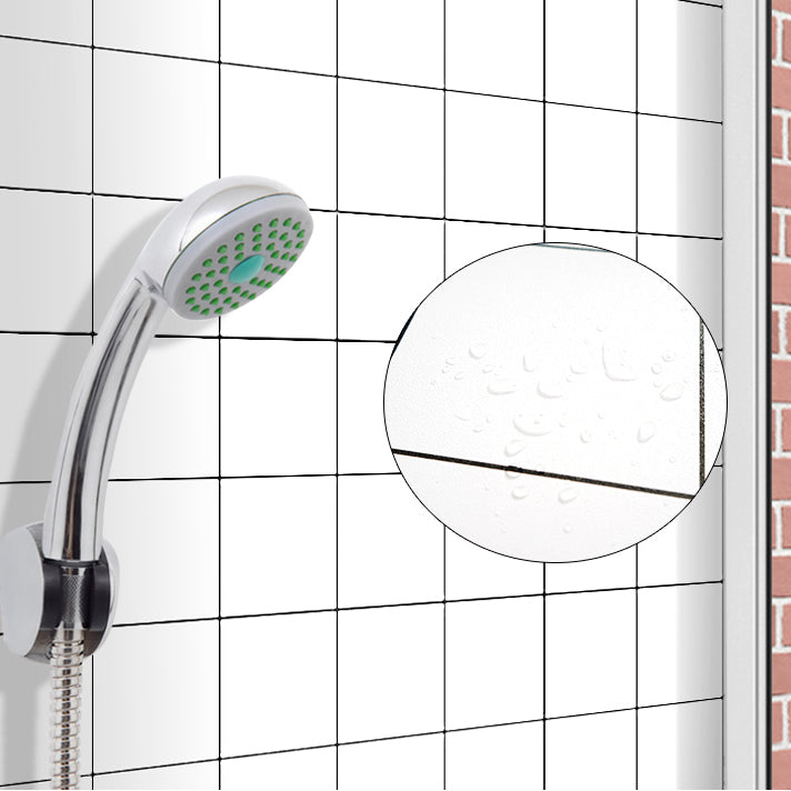 Square Grid Mosaic Tile Waterproof Peel and Stick Tile for Backsplash Wall Clearhalo 'Flooring 'Home Improvement' 'home_improvement' 'home_improvement_peel_stick_blacksplash' 'Peel & Stick Backsplash Tile' 'peel_stick_blacksplash' 'Walls & Ceilings' Walls and Ceiling' 7166000