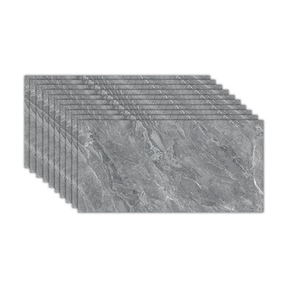 Contemporary Rectangular Peel & Stick Tile 12" x 24" Peel and Stick Backsplash Wall Tile Grey Clearhalo 'Flooring 'Home Improvement' 'home_improvement' 'home_improvement_peel_stick_blacksplash' 'Peel & Stick Backsplash Tile' 'peel_stick_blacksplash' 'Walls & Ceilings' Walls and Ceiling' 7166022