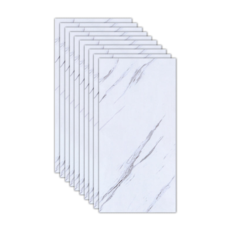 Rectangular Single Tile 12" x 24" Waterproof Backsplash Wall Tile for Bathroom Ivory Clearhalo 'Flooring 'Home Improvement' 'home_improvement' 'home_improvement_peel_stick_blacksplash' 'Peel & Stick Backsplash Tile' 'peel_stick_blacksplash' 'Walls & Ceilings' Walls and Ceiling' 7166076