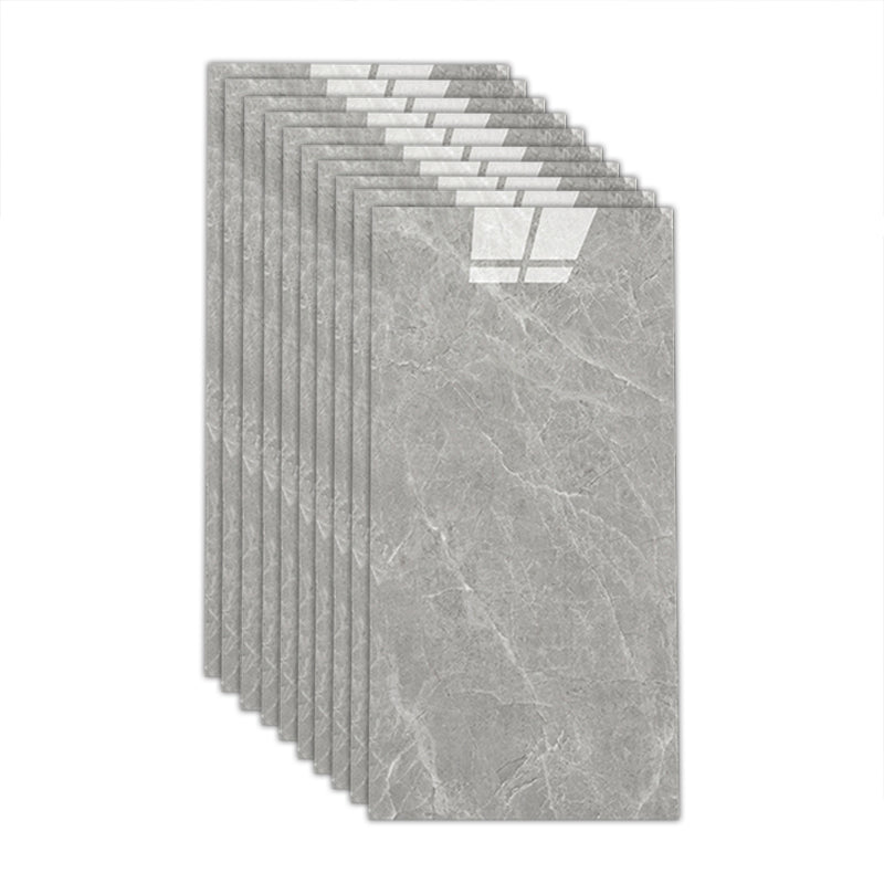Modern Marbling Single Tile Waterproof Backsplash Rectangular Wall Tile Light Gray Clearhalo 'Flooring 'Home Improvement' 'home_improvement' 'home_improvement_peel_stick_blacksplash' 'Peel & Stick Backsplash Tile' 'peel_stick_blacksplash' 'Walls & Ceilings' Walls and Ceiling' 7166092
