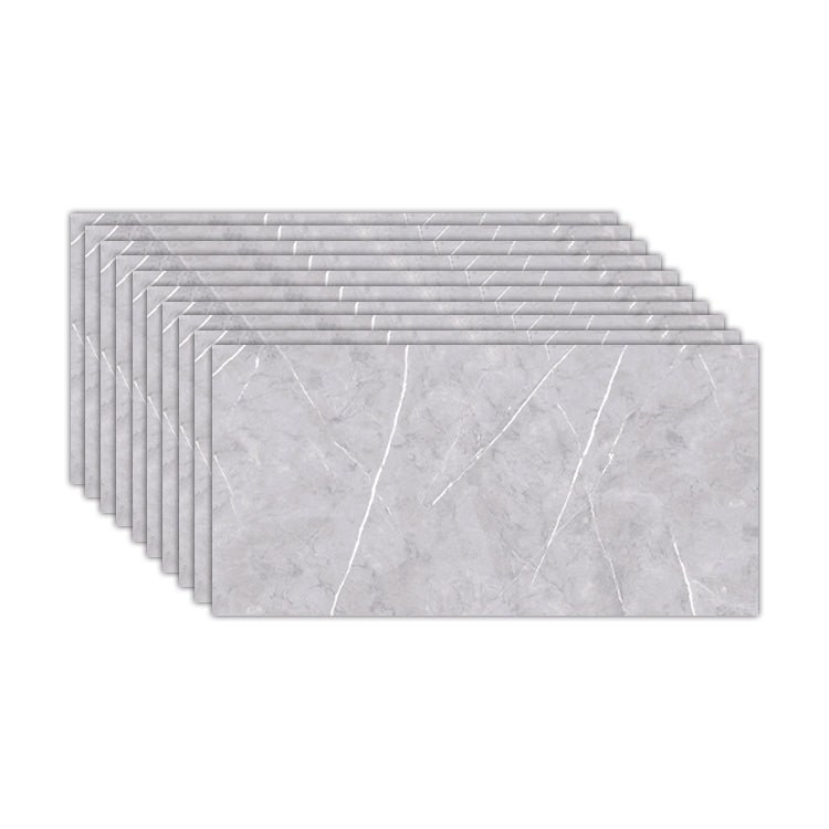 Marbling Single Tile 12" x 24" Waterproof Backsplash Rectangular Wall Tile Light Gray Clearhalo 'Flooring 'Home Improvement' 'home_improvement' 'home_improvement_peel_stick_blacksplash' 'Peel & Stick Backsplash Tile' 'peel_stick_blacksplash' 'Walls & Ceilings' Walls and Ceiling' 7166124