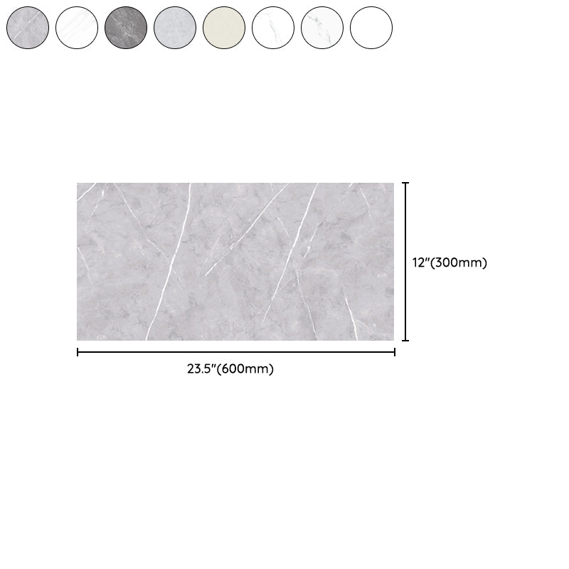 Marbling Single Tile 12" x 24" Waterproof Backsplash Rectangular Wall Tile Clearhalo 'Flooring 'Home Improvement' 'home_improvement' 'home_improvement_peel_stick_blacksplash' 'Peel & Stick Backsplash Tile' 'peel_stick_blacksplash' 'Walls & Ceilings' Walls and Ceiling' 7166130
