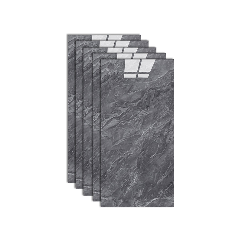 Field Tile Wallpaper Rectangular Stain Resistant Peel and Stick Wall Tile Dark Gray Clearhalo 'Flooring 'Home Improvement' 'home_improvement' 'home_improvement_peel_stick_blacksplash' 'Peel & Stick Backsplash Tile' 'peel_stick_blacksplash' 'Walls & Ceilings' Walls and Ceiling' 7166147