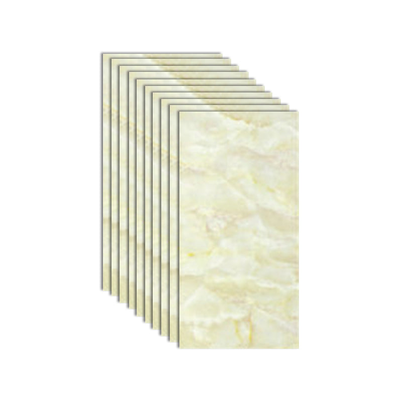 Single Tile Wallpaper Rectangular Peel and Stick Backsplash with Stain Resistant Yellow Clearhalo 'Flooring 'Home Improvement' 'home_improvement' 'home_improvement_peel_stick_blacksplash' 'Peel & Stick Backsplash Tile' 'peel_stick_blacksplash' 'Walls & Ceilings' Walls and Ceiling' 7166170