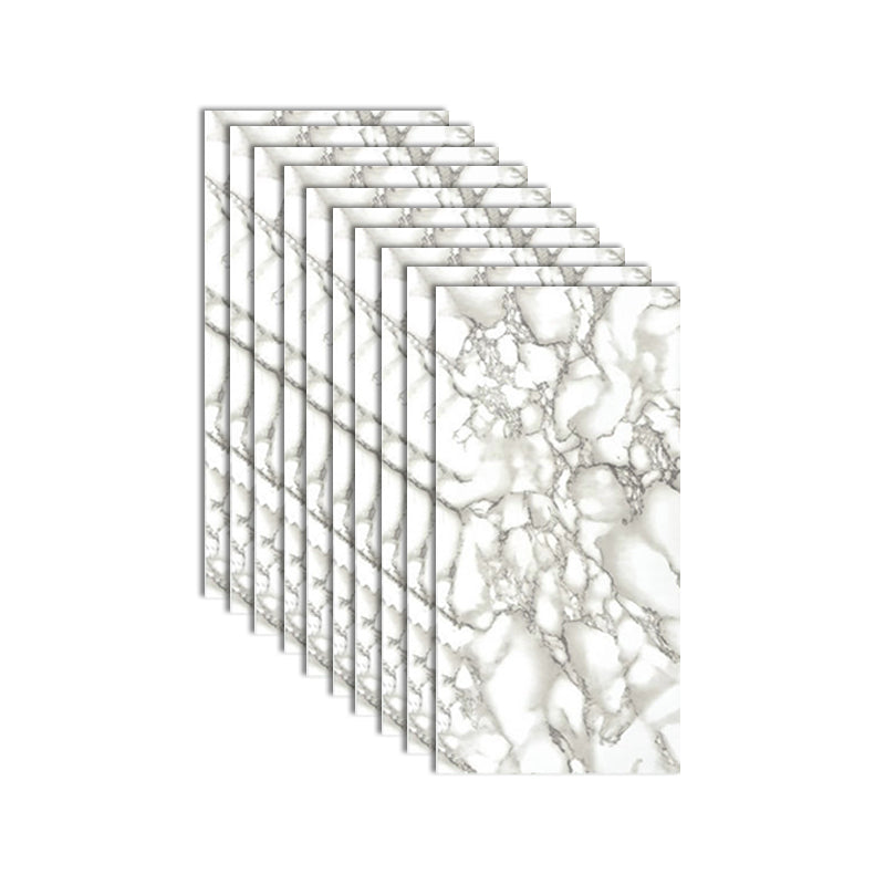 Single Tile Wallpaper Rectangular Peel and Stick Backsplash with Stain Resistant White-Brown Clearhalo 'Flooring 'Home Improvement' 'home_improvement' 'home_improvement_peel_stick_blacksplash' 'Peel & Stick Backsplash Tile' 'peel_stick_blacksplash' 'Walls & Ceilings' Walls and Ceiling' 7166178