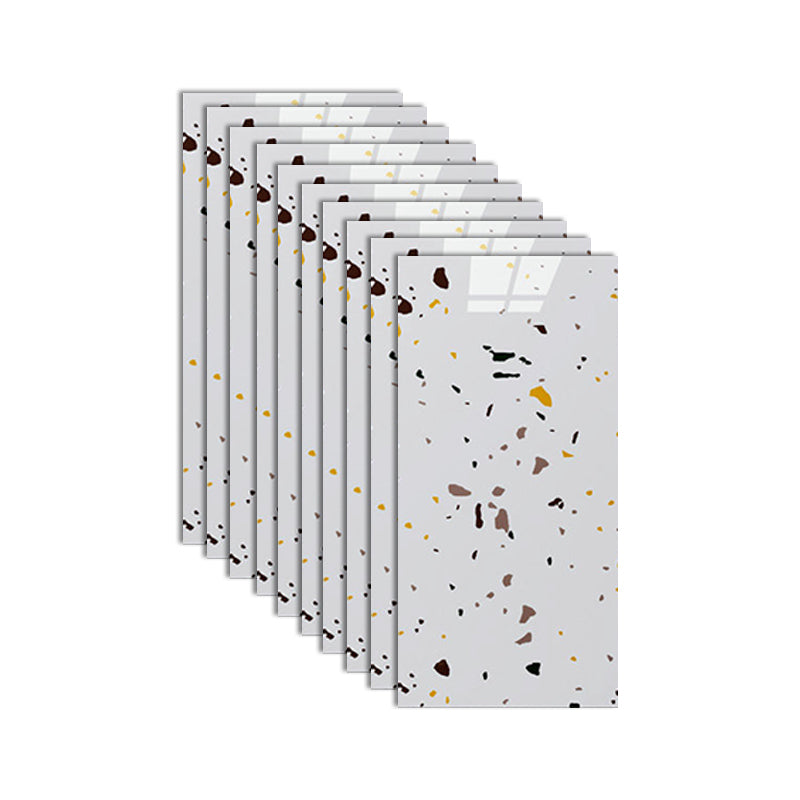 Single Tile Wallpaper Rectangular Peel and Stick Backsplash with Stain Resistant White Yellow Clearhalo 'Flooring 'Home Improvement' 'home_improvement' 'home_improvement_peel_stick_blacksplash' 'Peel & Stick Backsplash Tile' 'peel_stick_blacksplash' 'Walls & Ceilings' Walls and Ceiling' 7166182