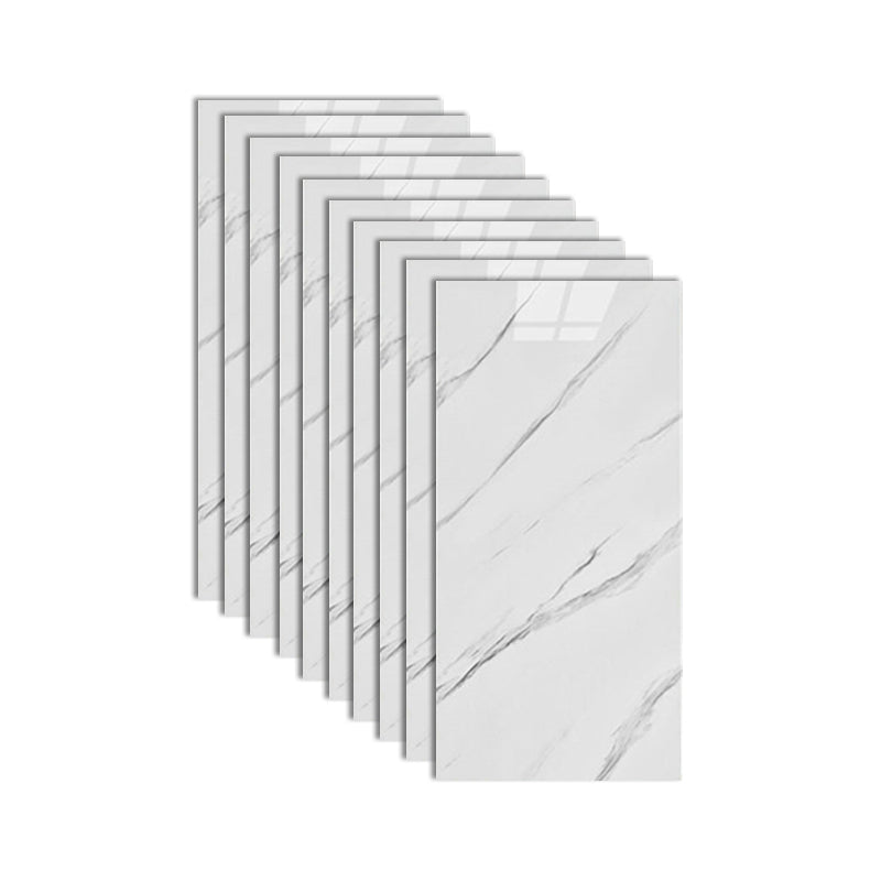 Single Tile Wallpaper PVC Waterproof Peel and Stick Backsplash Wall Tile Milky White Clearhalo 'Flooring 'Home Improvement' 'home_improvement' 'home_improvement_peel_stick_blacksplash' 'Peel & Stick Backsplash Tile' 'peel_stick_blacksplash' 'Walls & Ceilings' Walls and Ceiling' 7166230