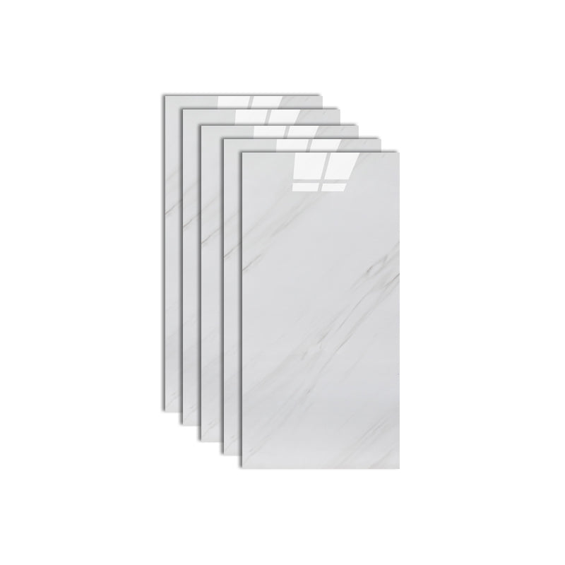 Plastic Peel and Stick Backsplash Rectangular Field Tile Peel and Stick Backsplash White-Gray Clearhalo 'Flooring 'Home Improvement' 'home_improvement' 'home_improvement_peel_stick_blacksplash' 'Peel & Stick Backsplash Tile' 'peel_stick_blacksplash' 'Walls & Ceilings' Walls and Ceiling' 7166257