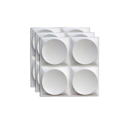 Modern Style PVC Wall Panel Living Room Peel and Stick 3D Wall Paneling White Clearhalo 'Flooring 'Home Improvement' 'home_improvement' 'home_improvement_wall_paneling' 'Wall Paneling' 'wall_paneling' 'Walls & Ceilings' Walls and Ceiling' 7166266