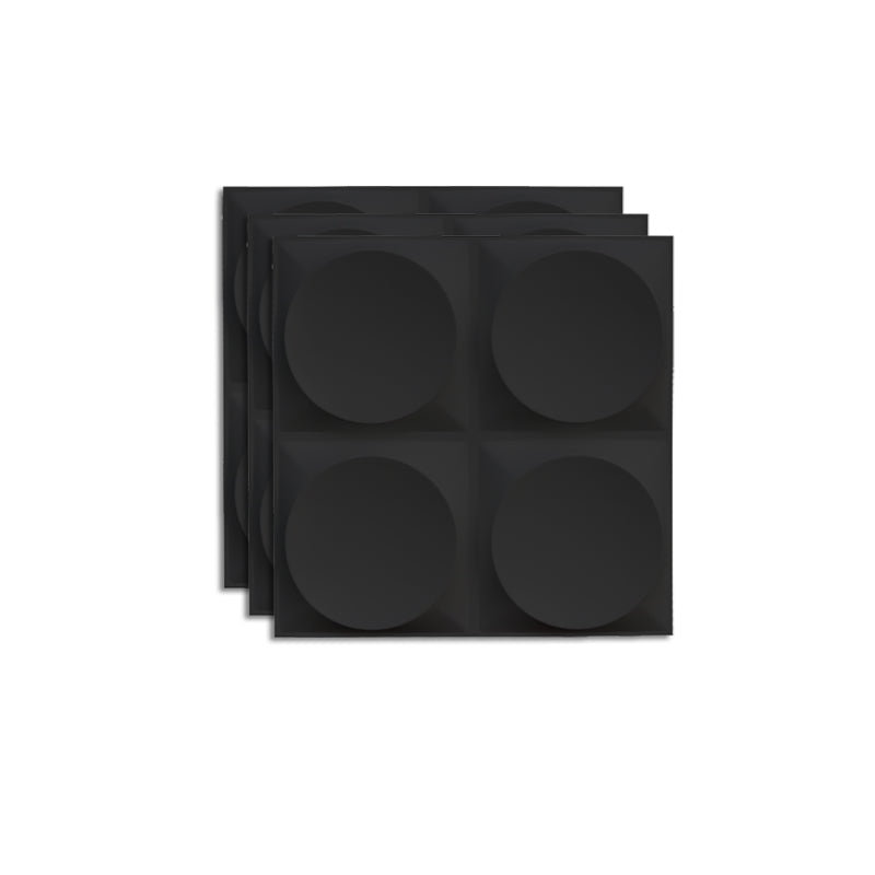 Modern Style PVC Wall Panel Living Room Peel and Stick 3D Wall Paneling Black Clearhalo 'Flooring 'Home Improvement' 'home_improvement' 'home_improvement_wall_paneling' 'Wall Paneling' 'wall_paneling' 'Walls & Ceilings' Walls and Ceiling' 7166267