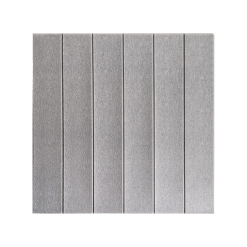 Modern Indoor Wall Tile Peel and Press Waterproof Wall Tile with Wood Look Grey 0.18"H Clearhalo 'Flooring 'Home Improvement' 'home_improvement' 'home_improvement_wall_paneling' 'Wall Paneling' 'wall_paneling' 'Walls & Ceilings' Walls and Ceiling' 7166422