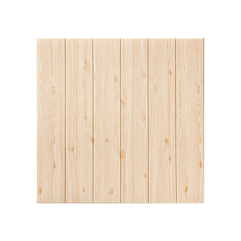 Modern Indoor Wall Tile Peel and Press Waterproof Wall Tile with Wood Look Clearhalo 'Flooring 'Home Improvement' 'home_improvement' 'home_improvement_wall_paneling' 'Wall Paneling' 'wall_paneling' 'Walls & Ceilings' Walls and Ceiling' 7166430
