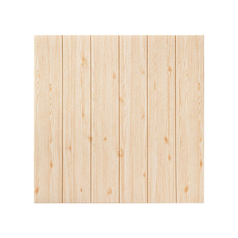 Modern Indoor Wall Tile Peel and Press Waterproof Wall Tile with Wood Look Natural Clearhalo 'Flooring 'Home Improvement' 'home_improvement' 'home_improvement_wall_paneling' 'Wall Paneling' 'wall_paneling' 'Walls & Ceilings' Walls and Ceiling' 7166441
