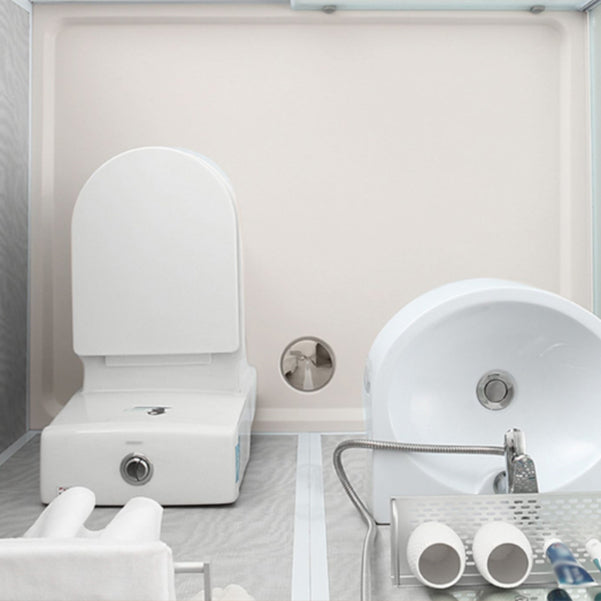 Rectangle Tempered Glass Shower Stall Clear Framed Shower Enclosure Clearhalo 'Bathroom Remodel & Bathroom Fixtures' 'Home Improvement' 'home_improvement' 'home_improvement_shower_stalls_enclosures' 'Shower Stalls & Enclosures' 'shower_stalls_enclosures' 'Showers & Bathtubs' 7168741