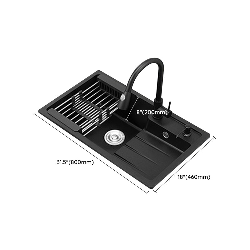 Contemporary Style Kitchen Sink Stainless Steel Kitchen Double Sink with Soap Dispenser Clearhalo 'Home Improvement' 'home_improvement' 'home_improvement_kitchen_sinks' 'Kitchen Remodel & Kitchen Fixtures' 'Kitchen Sinks & Faucet Components' 'Kitchen Sinks' 'kitchen_sinks' 7168929