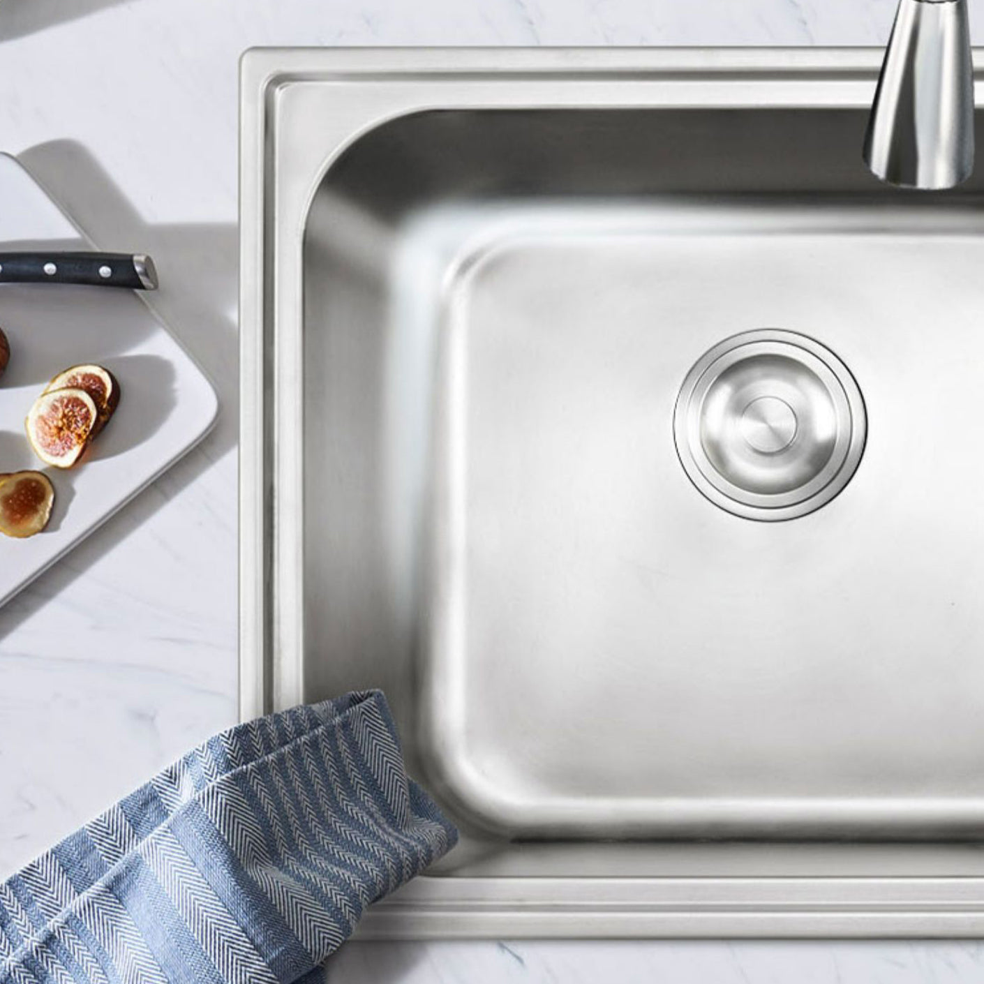 Kitchen Sink Stainless Steel Drop-In Kitchen Double Sink with Drain Assembly Clearhalo 'Home Improvement' 'home_improvement' 'home_improvement_kitchen_sinks' 'Kitchen Remodel & Kitchen Fixtures' 'Kitchen Sinks & Faucet Components' 'Kitchen Sinks' 'kitchen_sinks' 7169245