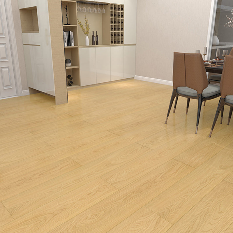 Contemporary Oak Wood Hardwood Flooring Smooth Waterproof Flooring Clearhalo 'Flooring 'Hardwood Flooring' 'hardwood_flooring' 'Home Improvement' 'home_improvement' 'home_improvement_hardwood_flooring' Walls and Ceiling' 7169329