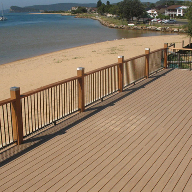 Outdoor WPC Flooring Rectangle Traditional Style Waterproof Nail Flooring Clearhalo 'Flooring 'Hardwood Flooring' 'hardwood_flooring' 'Home Improvement' 'home_improvement' 'home_improvement_hardwood_flooring' Walls and Ceiling' 7169400