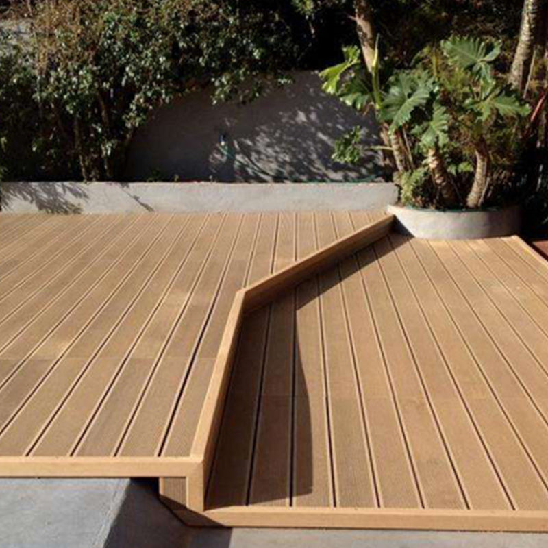 Outdoor WPC Flooring Rectangle Traditional Style Waterproof Nail Flooring Clearhalo 'Flooring 'Hardwood Flooring' 'hardwood_flooring' 'Home Improvement' 'home_improvement' 'home_improvement_hardwood_flooring' Walls and Ceiling' 7169408