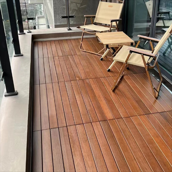 Solid Wood Flooring Traditional Style Waterproof Rectangle Stitching Wood Flooring Clearhalo 'Flooring 'Hardwood Flooring' 'hardwood_flooring' 'Home Improvement' 'home_improvement' 'home_improvement_hardwood_flooring' Walls and Ceiling' 7169421