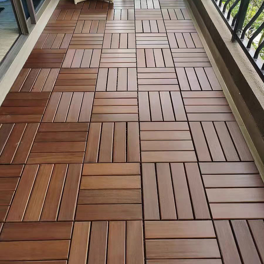 Solid Wood Flooring Traditional Style Waterproof Rectangle Stitching Wood Flooring Clearhalo 'Flooring 'Hardwood Flooring' 'hardwood_flooring' 'Home Improvement' 'home_improvement' 'home_improvement_hardwood_flooring' Walls and Ceiling' 7169423
