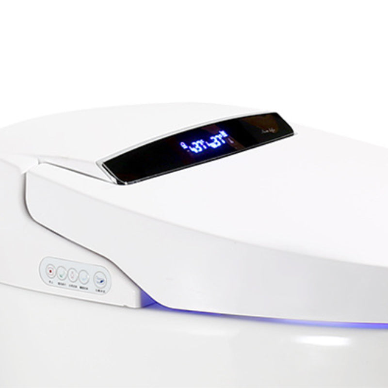 Modern Porcelain Flush Toilet Floor Mounted Siphon Jet All-In-One Toilet Clearhalo 'Bathroom Remodel & Bathroom Fixtures' 'Home Improvement' 'home_improvement' 'home_improvement_toilets' 'Toilets & Bidets' 'Toilets' 7173961