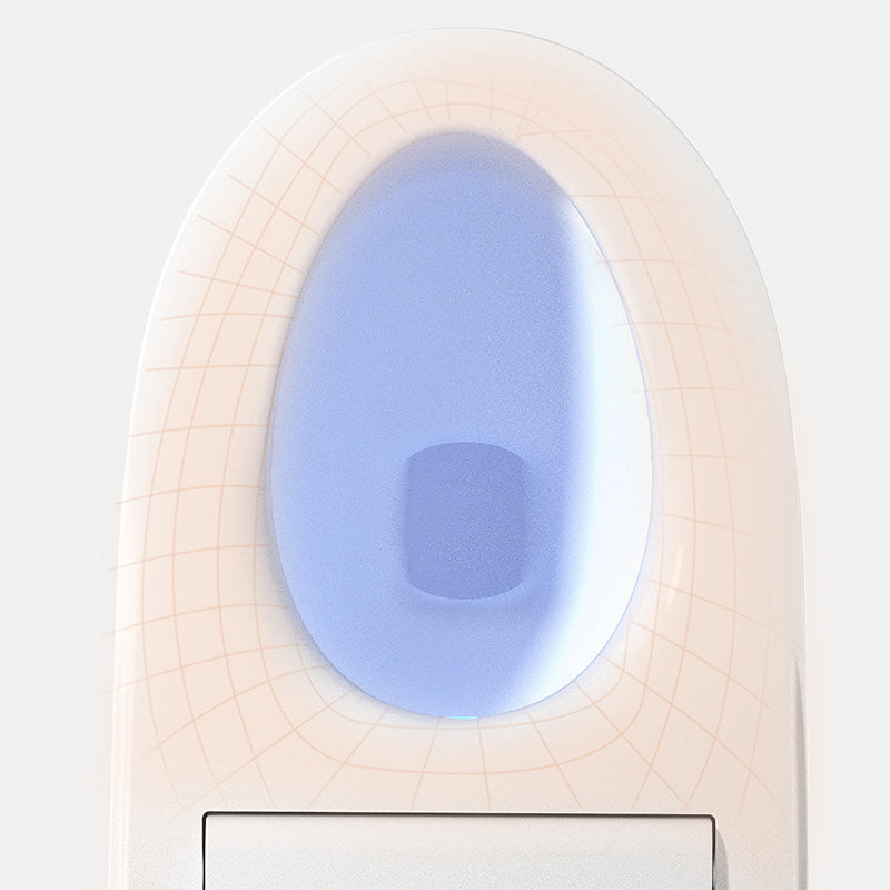 Modern ABS Toilet Bowl One Piece Toilet Floor Mounted Toilet Clearhalo 'Bathroom Remodel & Bathroom Fixtures' 'Home Improvement' 'home_improvement' 'home_improvement_toilets' 'Toilets & Bidets' 'Toilets' 7173976