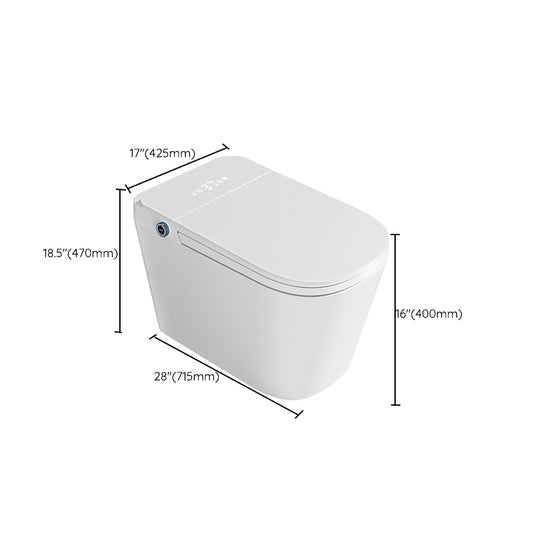 Modern Toilet Bowl One Piece Toilet Floor Mounted Porcelain Flush Toilet Clearhalo 'Bathroom Remodel & Bathroom Fixtures' 'Home Improvement' 'home_improvement' 'home_improvement_toilets' 'Toilets & Bidets' 'Toilets' 7173989